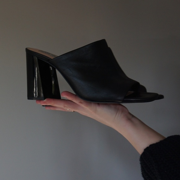 Steve Madden Leather Heels Sandals - Picture 1 of 9